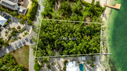 Cayman Kai 0.66 Acre, Prime Beachfront Land