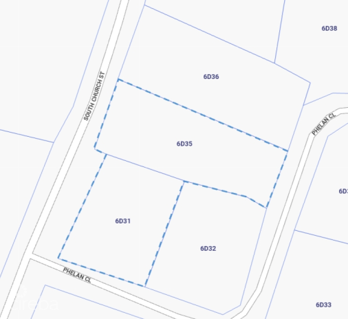 0.5 Acre Multi-parcel Opportunity On South Church Street
