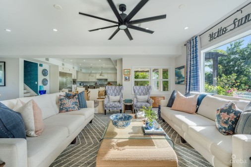 Fully Renovated 4-bed Canal Front Home With Den & Dock | The Shores