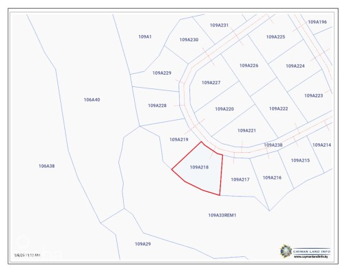 Cayman Brac Bluff Lot  (.2901 Acre)