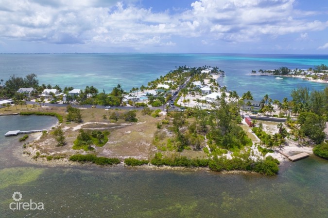 CAYMAN KAI- WATER CAY RD LOT W/DOCK AND 250FT OF BEACHFRONT ON LITTLE SOUND
