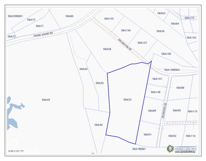 FRANK SOUND SUBDIVISION LOT 14