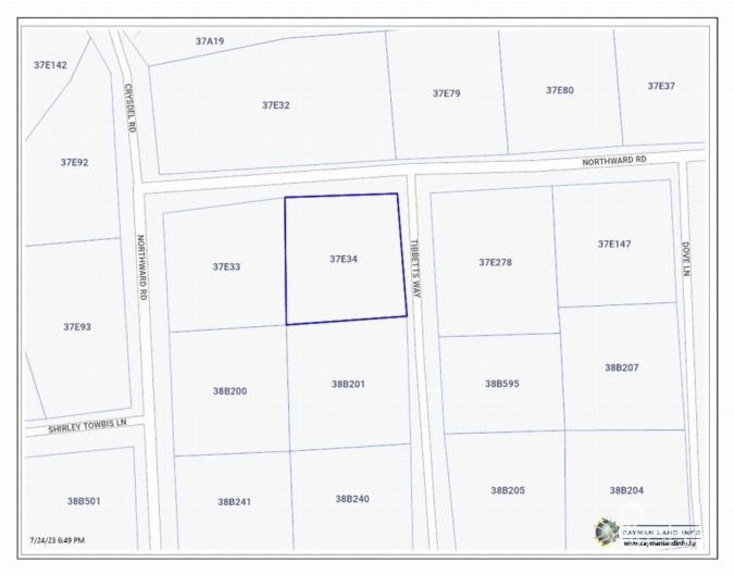 LAND AT THE CORNER OF NORTHWARD RD AND TIBBETTS WAY