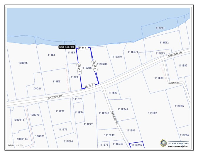 OCEAN FRONT 0.35 ACRE LOT IN SPOT BAY