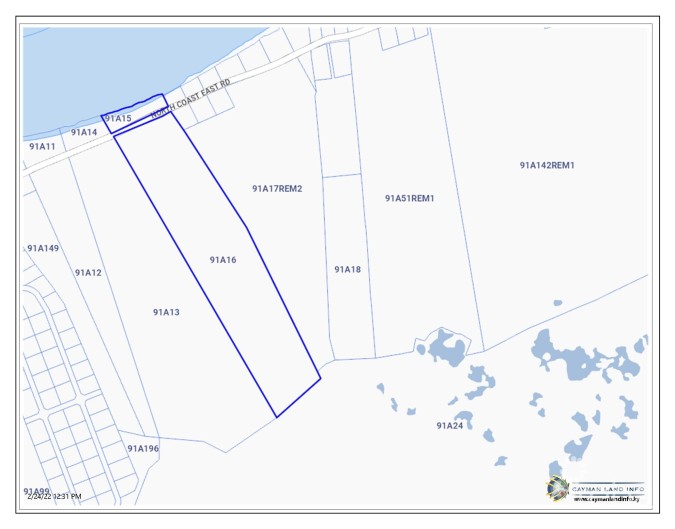 WATERFRONT LAND  LITTLE CAYMAN
