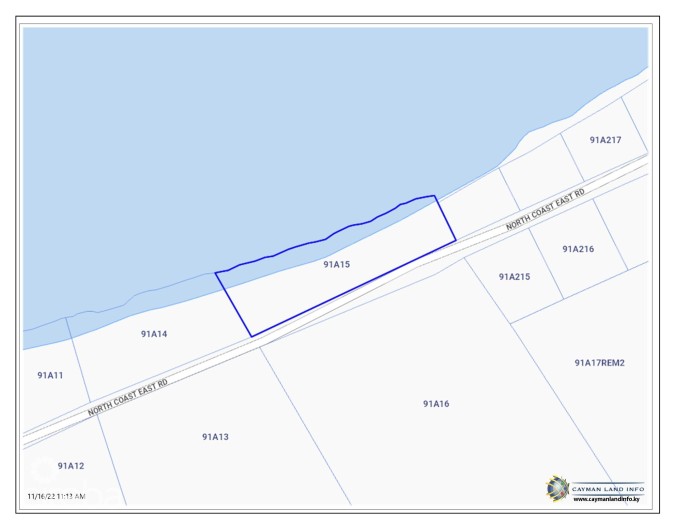 WATERFRONT LAND  LITTLE CAYMAN
