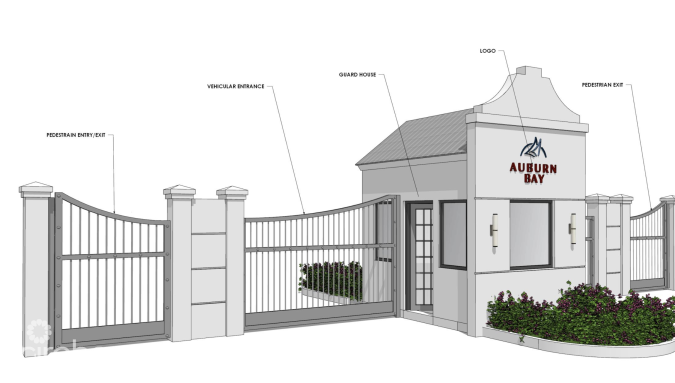 AUBURN BAY, LARGE CANAL FRONT LOT, READY TO BUILD