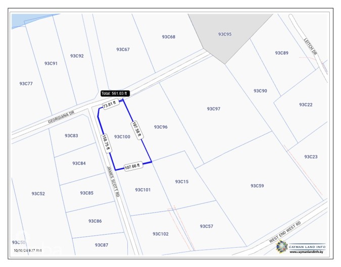 PRIME WEST END CAYMAN BRAC LAND PARCEL 100