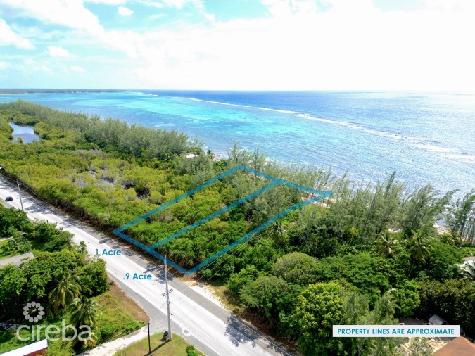 TRANQUIL BEACHFRONT ACRE PARCEL- REEF PROTECTED WITH WHITE SAND