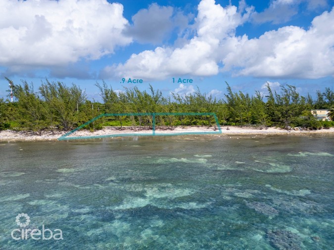TRANQUIL BEACHFRONT ACRE PARCEL- REEF PROTECTED WITH WHITE SAND