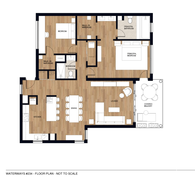WATERWAYS #234 (TWO-BED  CONDO)