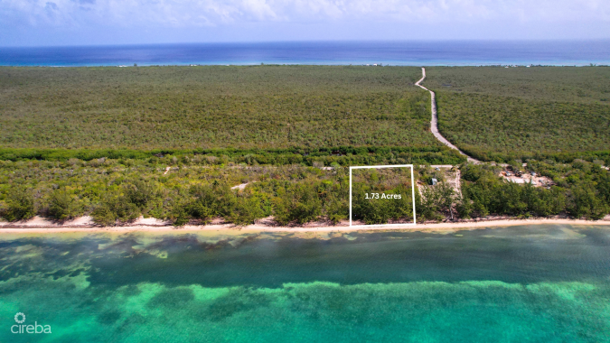 LITTLE CAYMAN 1.73 ACRE, BEACHFRONT PARCEL