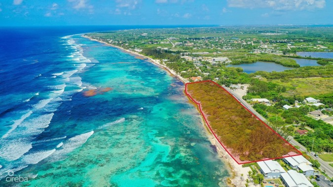 EXCEPTIONAL OCEANFRONT DEVELOPMENT OPPORTUNITY ---6.4 ACRES BODDEN TOWN RD
