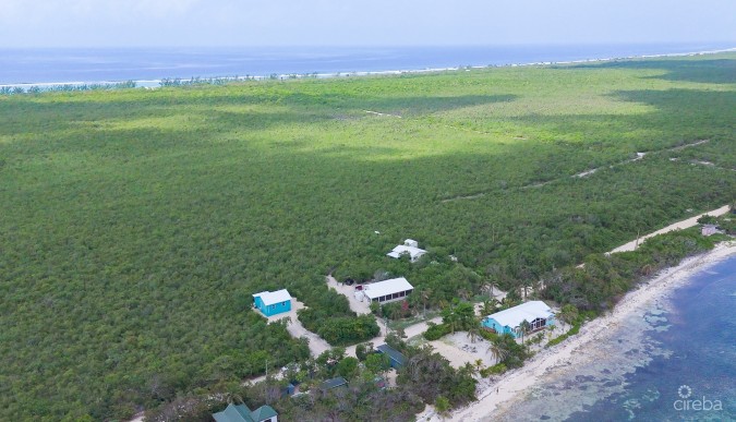 LITTLE CAYMAN OCEAN VIEW RESIDENTIAL HOME WITH BEACHFRONT LOT
