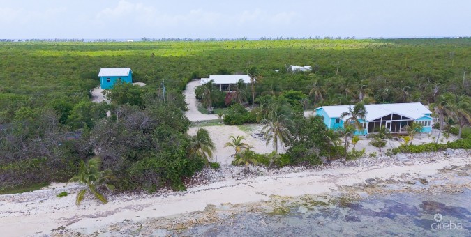LITTLE CAYMAN OCEAN VIEW RESIDENTIAL HOME WITH BEACHFRONT LOT