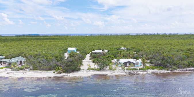 LITTLE CAYMAN OCEAN VIEW RESIDENTIAL HOME WITH BEACHFRONT LOT