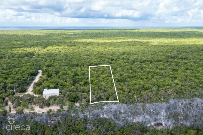 CAYMAN BRAC 1.05 ACRE PARCEL SOUTH SIDE EAST WITH OCEAN VIEW