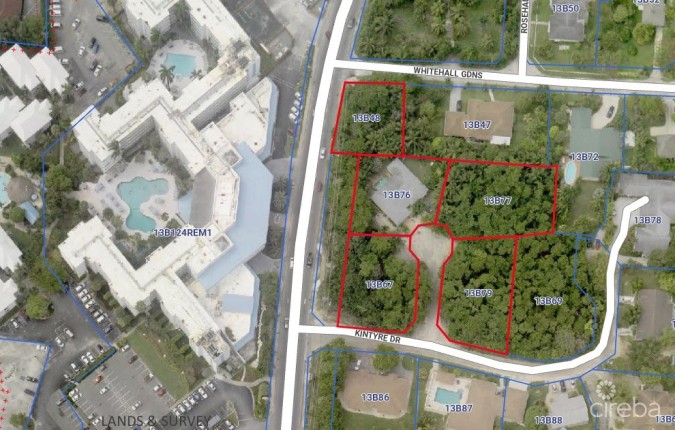 1.52 ACRES -PRIME WEST BAY ROAD DEVELOPMENT SITE ACROSS FROM PLANNED 10 STOREY HYATT CENTRIC