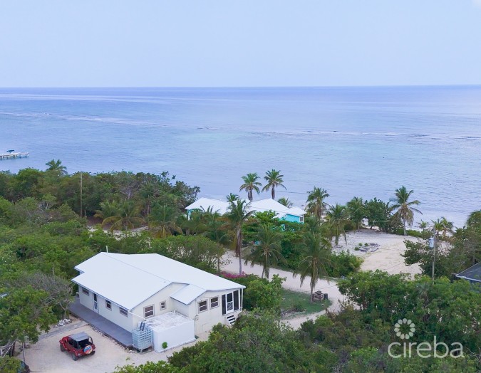 LITTLE CAYMAN OCEAN VIEW RESIDENTIAL HOME WITH BEACHFRONT LOT