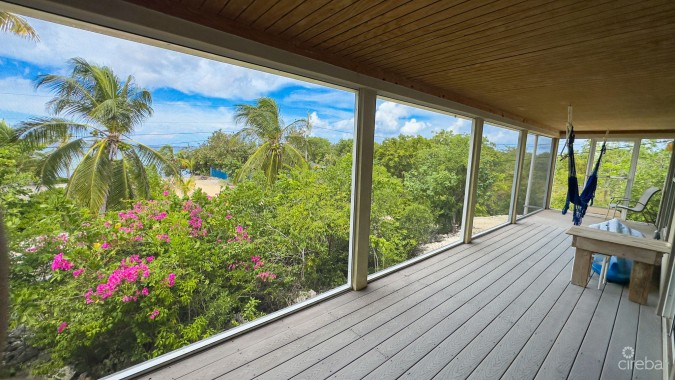 LITTLE CAYMAN OCEAN VIEW RESIDENTIAL HOME WITH BEACHFRONT LOT