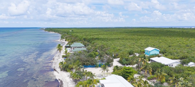 LITTLE CAYMAN OCEAN VIEW RESIDENTIAL HOME WITH BEACHFRONT LOT