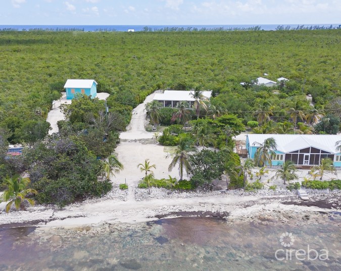 LITTLE CAYMAN OCEAN VIEW RESIDENTIAL HOME WITH BEACHFRONT LOT
