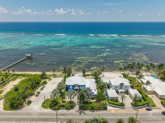 THE BLUE HOUSE - WATERFRONT HOME SOUTH SOUND ROAD