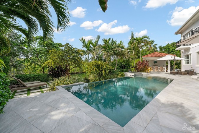 30 IRONSHORE DRIVE - VISTA DEL MAR SPANISH-STYLE CANAL FRONT VILLA