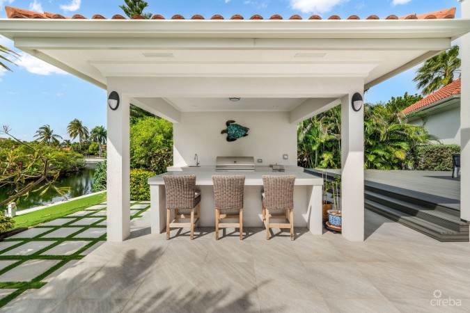 30 IRONSHORE DRIVE - VISTA DEL MAR SPANISH-STYLE CANAL FRONT VILLA