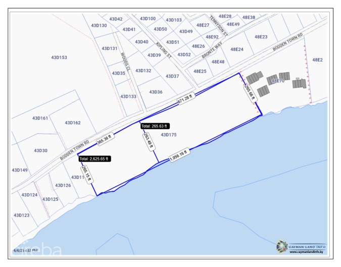EXCEPTIONAL OCEANFRONT DEVELOPMENT OPPORTUNITY ---6.4 ACRES BODDEN TOWN RD