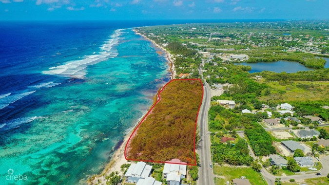 EXCEPTIONAL OCEANFRONT DEVELOPMENT OPPORTUNITY ---6.4 ACRES BODDEN TOWN RD