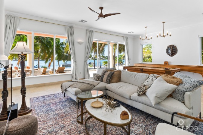 PIECES OF EIGHT - RARE 200 FT BEACHFRONT ESTATE, CAYMAN KAI / RUM POINT