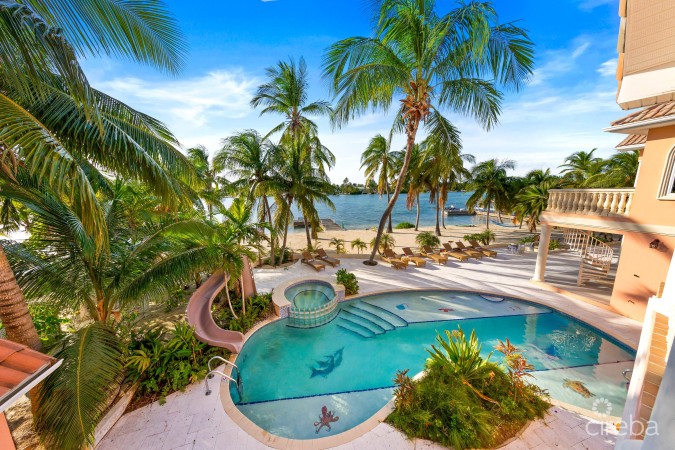 PIECES OF EIGHT - RARE 200 FT BEACHFRONT ESTATE, CAYMAN KAI / RUM POINT