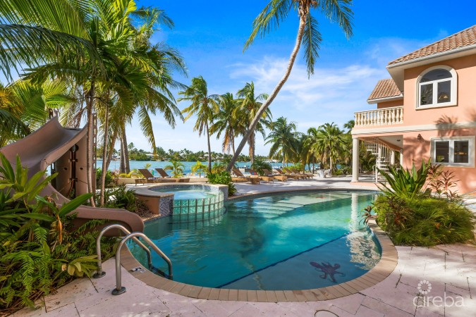 PIECES OF EIGHT - RARE 200 FT BEACHFRONT ESTATE, CAYMAN KAI / RUM POINT