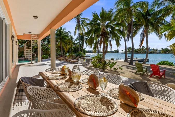 PIECES OF EIGHT - RARE 200 FT BEACHFRONT ESTATE, CAYMAN KAI / RUM POINT