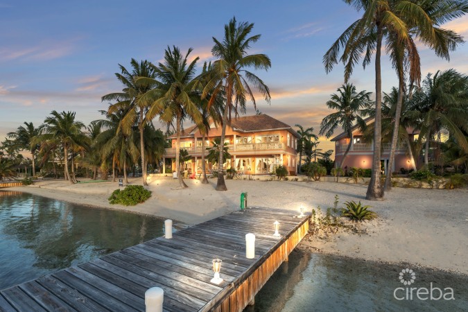 PIECES OF EIGHT - RARE 200 FT BEACHFRONT ESTATE, CAYMAN KAI / RUM POINT