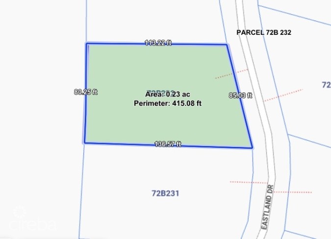 PRIME EAST END 0.23 ACRE MEDIUM DENSITY LOT NEAR EAST END PRIMARY SCHOOL