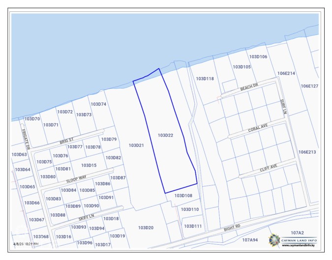 CAYMAN BRAC OCEAN FRONT LAND