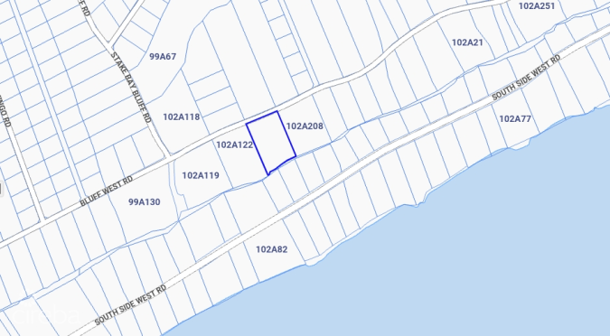 CAYMAN BRAC BLUFF 1.26 ACRES,  50-FT ELEVATION
