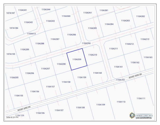 CAYMAN BRAC LOT ON BLUFF AT SELWORTHY GROVES