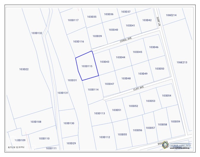 CAYMAN BRAC  TWO ADJACENT LOTS