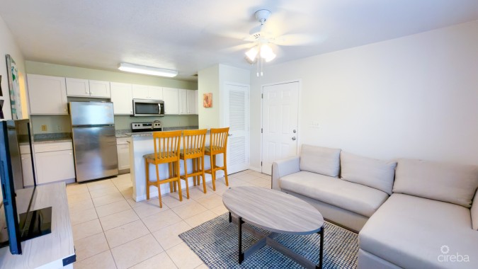 LAKESIDE K36 RENOVATED 2 BEDROOM CONDO OPPOSITE CAMANA BAY