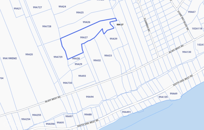 CAYMAN BRAC CENTRAL BLUFF LAND - 7.5 ACRES INVESTMENT PROPERTY