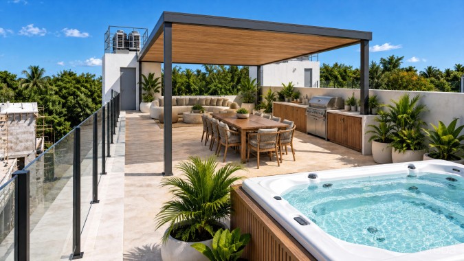 SHORE CLUB #6- OCEAN VIEW PENTHOUSE WITH PRIVATE ROOF TOP TERRACE- VENDOR TO PAY STAMP DUTY!!!!!!!